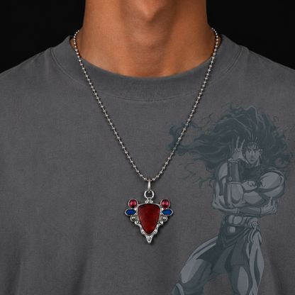 Collar Piedra roja de Aja