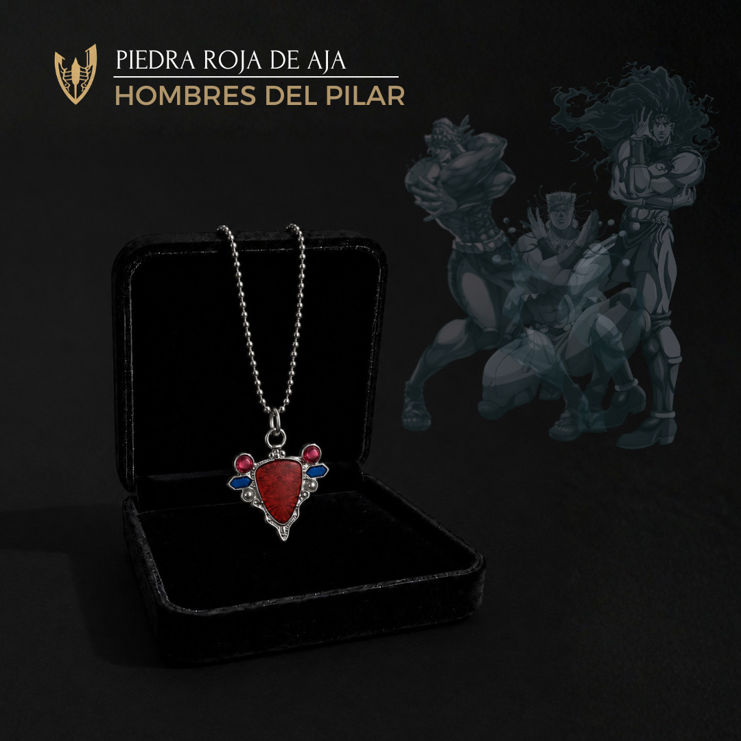 Collar Piedra roja de Aja